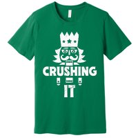 Nutcracker Vintage Christmas Nutcracker Crushing It Premium T-Shirt