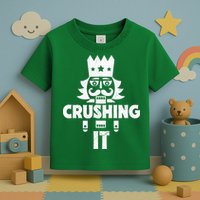 Nutcracker Vintage Christmas Nutcracker Crushing It Toddler T-Shirt