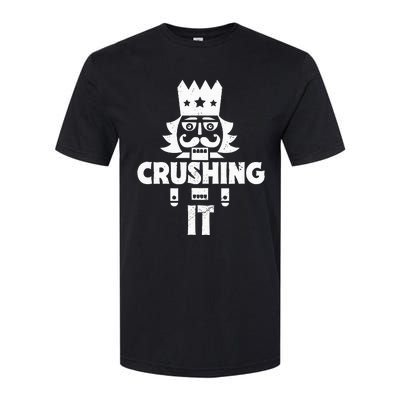 Nutcracker Vintage Christmas Nutcracker Crushing It Softstyle CVC T-Shirt