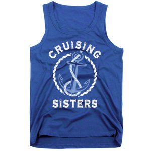 Nautical Vacation Cruising Together Cruising Sisters Cruise Gift Tank Top