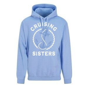 Nautical Vacation Cruising Together Cruising Sisters Cruise Gift Unisex Surf Hoodie