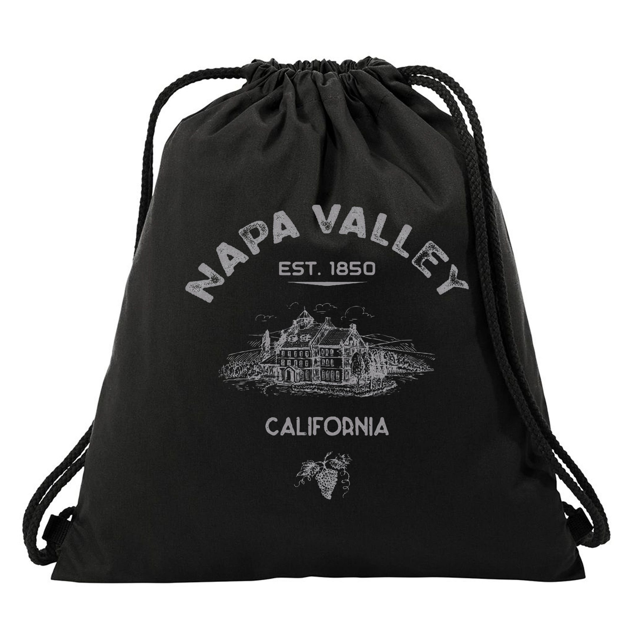 Napa Valley California Winery Souvenir Drawstring Bag