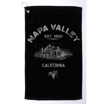 Napa Valley California Winery Souvenir Golf Towel