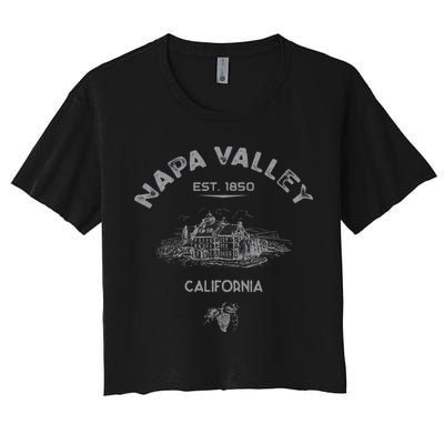 Napa Valley California Winery Souvenir Crop Top