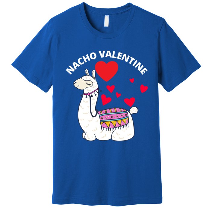 Nacho Valentines Day Costume Llama Meaningful Gift Premium T-Shirt