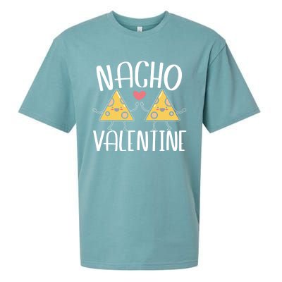 Nacho Valentines Day Foodie Nacho Lover Taco Mexican Food Gift Sueded Cloud Jersey T-Shirt