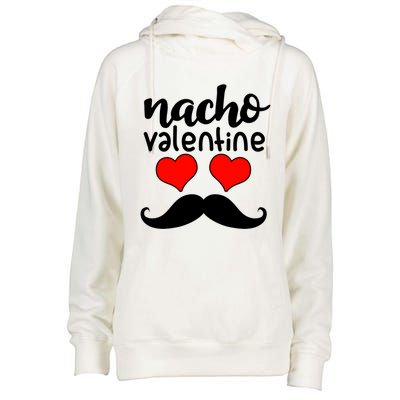 Nacho Valentines Day Funny Costume Matching Couple Gift Womens Funnel Neck Pullover Hood