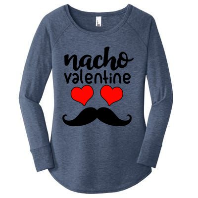 Nacho Valentines Day Funny Costume Matching Couple Gift Women's Perfect Tri Tunic Long Sleeve Shirt