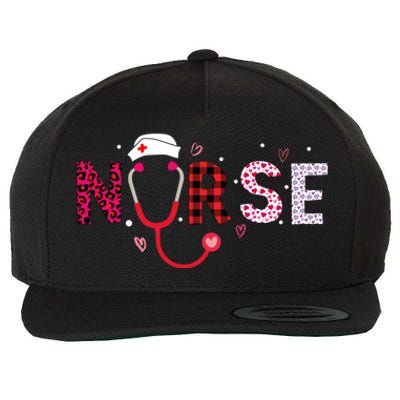 Nurse Valentines Day Love Nursing Student Rn Life Gift Wool Snapback Cap