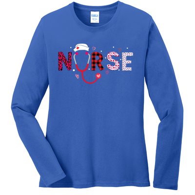 Nurse Valentines Day Love Nursing Student Rn Life Gift Ladies Long Sleeve Shirt