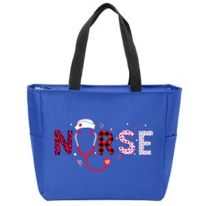 Nurse Valentines Day Love Nursing Student Rn Life Gift Zip Tote Bag