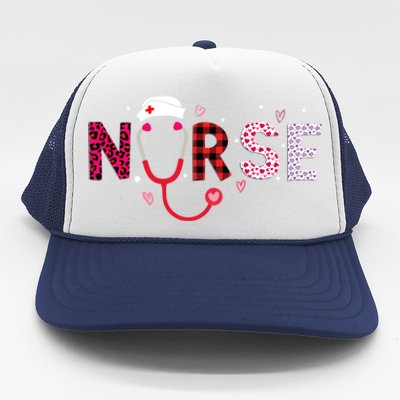 Nurse Valentines Day Love Nursing Student Rn Life Gift Trucker Hat