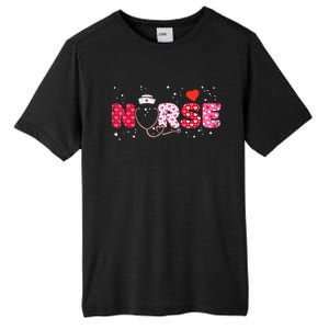 Nurse Valentines Day Cute Gift Valentine Scrub Tops Cute Gift Tall Fusion ChromaSoft Performance T-Shirt