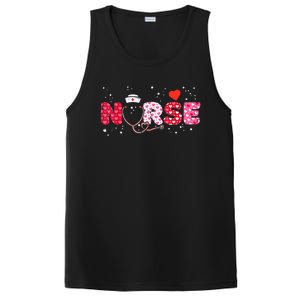 Nurse Valentines Day Cute Gift Valentine Scrub Tops Cute Gift PosiCharge Competitor Tank