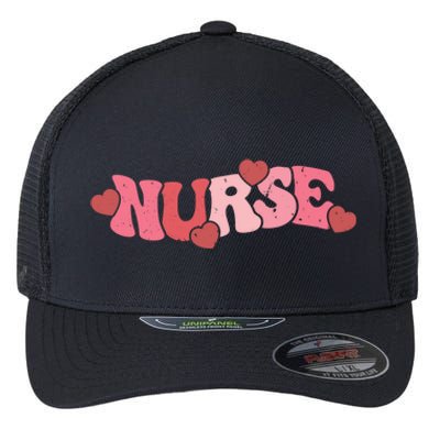 Nurse Valentines Day Valentine Er Icu Nicu Rn Nurses Gift Flexfit Unipanel Trucker Cap