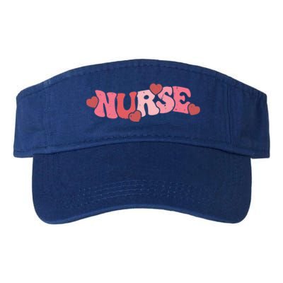 Nurse Valentines Day Valentine Er Icu Nicu Rn Nurses Gift Valucap Bio-Washed Visor