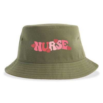 Nurse Valentines Day Valentine Er Icu Nicu Rn Nurses Gift Sustainable Bucket Hat