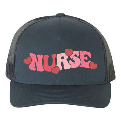 Nurse Valentines Day Valentine Er Icu Nicu Rn Nurses Gift Yupoong Adult 5-Panel Trucker Hat