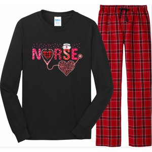 Nurse Valentines Day Cupids Favorite Nurse Life Nurses Women Funny Long Sleeve Pajama Set