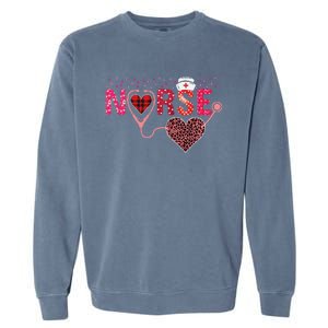 Nurse Valentines Day Cupids Favorite Nurse Life Nurses Women Funny Garment-Dyed Sweatshirt