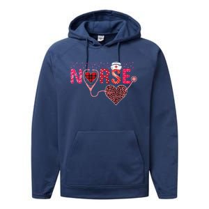 Nurse Valentines Day Cupids Favorite Nurse Life Nurses Women Funny Performance Fleece Hoodie