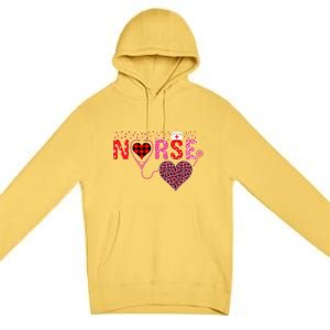 Nurse Valentines Day Cupids Favorite Nurse Life Nurses Premium Pullover Hoodie