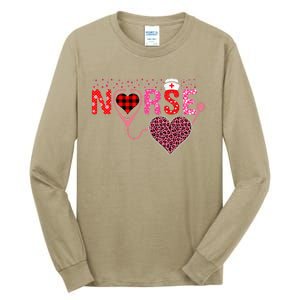 Nurse Valentines Day Cupids Favorite Nurse Life Nurses Tall Long Sleeve T-Shirt