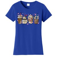 Nurse Valentines Day Coffee Lover Stethoscope Heart Nicu Great Gift Women's T-Shirt