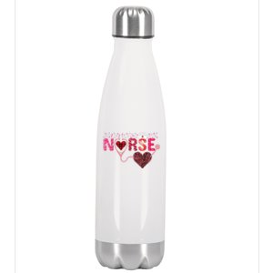 Nurse Valentines Day Cupids Favorite Nurse Life Nurses Stainless Steel Insulated Water Bottle