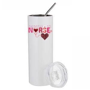 Nurse Valentines Day Cupids Favorite Nurse Life Nurses Stainless Steel Tumbler