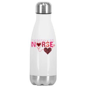 Nurse Valentines Day Cupids Favorite Nurse Life Nurses Stainless Steel Insulated Water Bottle