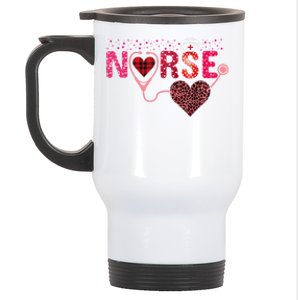 Nurse Valentines Day Cupids Favorite Nurse Life Nurses Stainless Steel Travel Mug