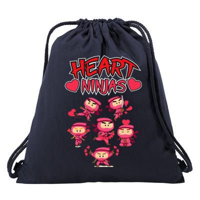 Ninja Valentine's Days Women Gifts Drawstring Bag