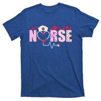 Nurse Valentines Day Hearts Love Valentines Day Nurse Gift T-Shirt