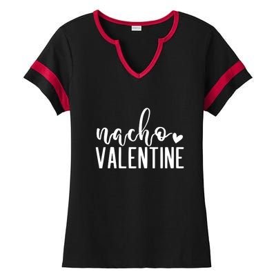 Nacho Valentine Day Gift Ladies Halftime Notch Neck Tee