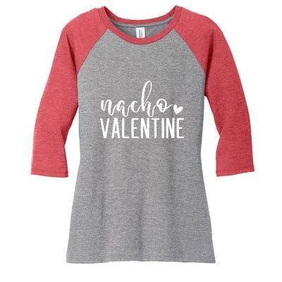 Nacho Valentine Day Gift Women's Tri-Blend 3/4-Sleeve Raglan Shirt