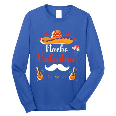 Nacho Valentines Day Humor Funny Gift Long Sleeve Shirt