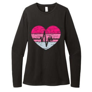 Nurse Valentines Day Heart Stethoscope Love Nursing Womens CVC Long Sleeve Shirt