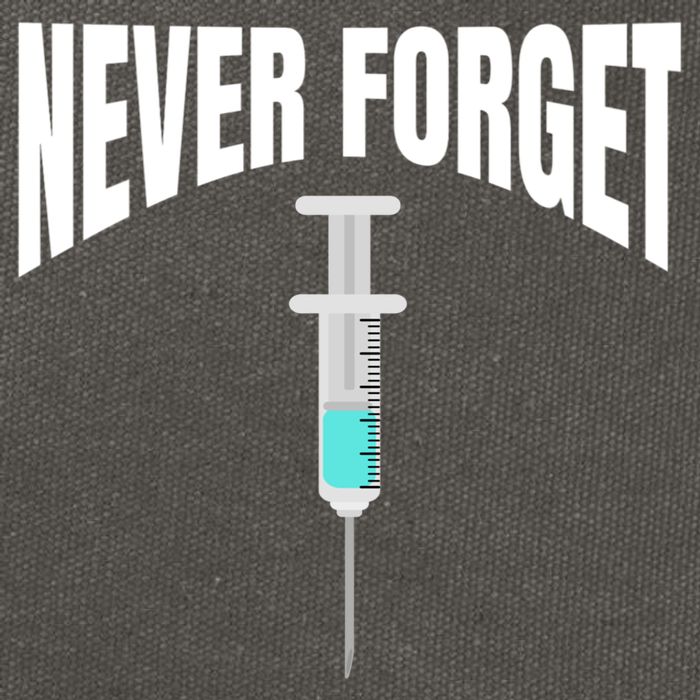 No Vaccine Date Never Forget Gift Cotton Canvas Backpack