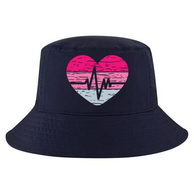 Nurse Valentines Day Heart Stethoscope Love Nursing Cool Comfort Performance Bucket Hat