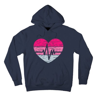 Nurse Valentines Day Heart Stethoscope Love Nursing Hoodie