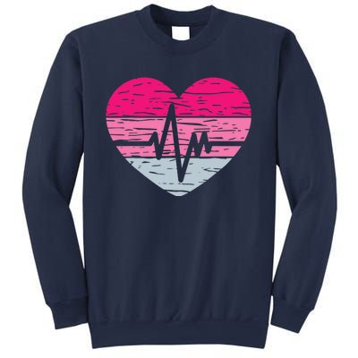 Nurse Valentines Day Heart Stethoscope Love Nursing Sweatshirt