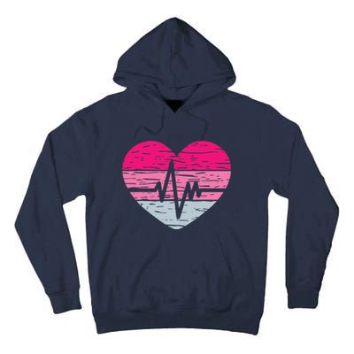 Nurse Valentines Day Heart Stethoscope Love Nursing Tall Hoodie