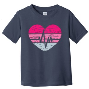 Nurse Valentines Day Heart Stethoscope Love Nursing Toddler T-Shirt