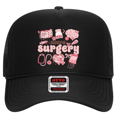 Neurosurgery Valentines Day Neurosurgery Nurse Valentines Gift Trucker Hat