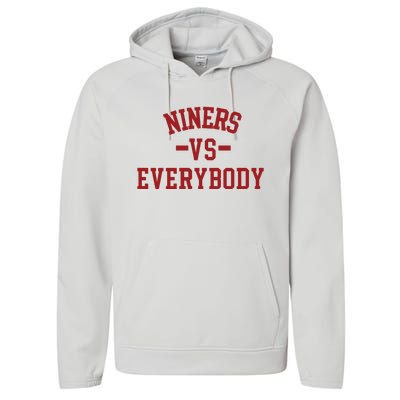 Niners Vs Everybody Performance Fleece Hoodie