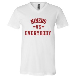 Niners Vs Everybody V-Neck T-Shirt