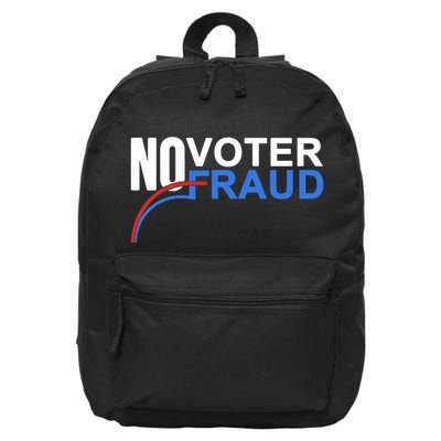 No Voter Fraud Election 16 in Basic Backpack