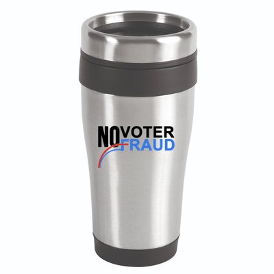 No Voter Fraud Election 16oz Travel Tumbler