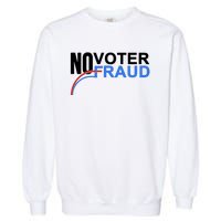 No Voter Fraud Election Garment-Dyed Sweatshirt